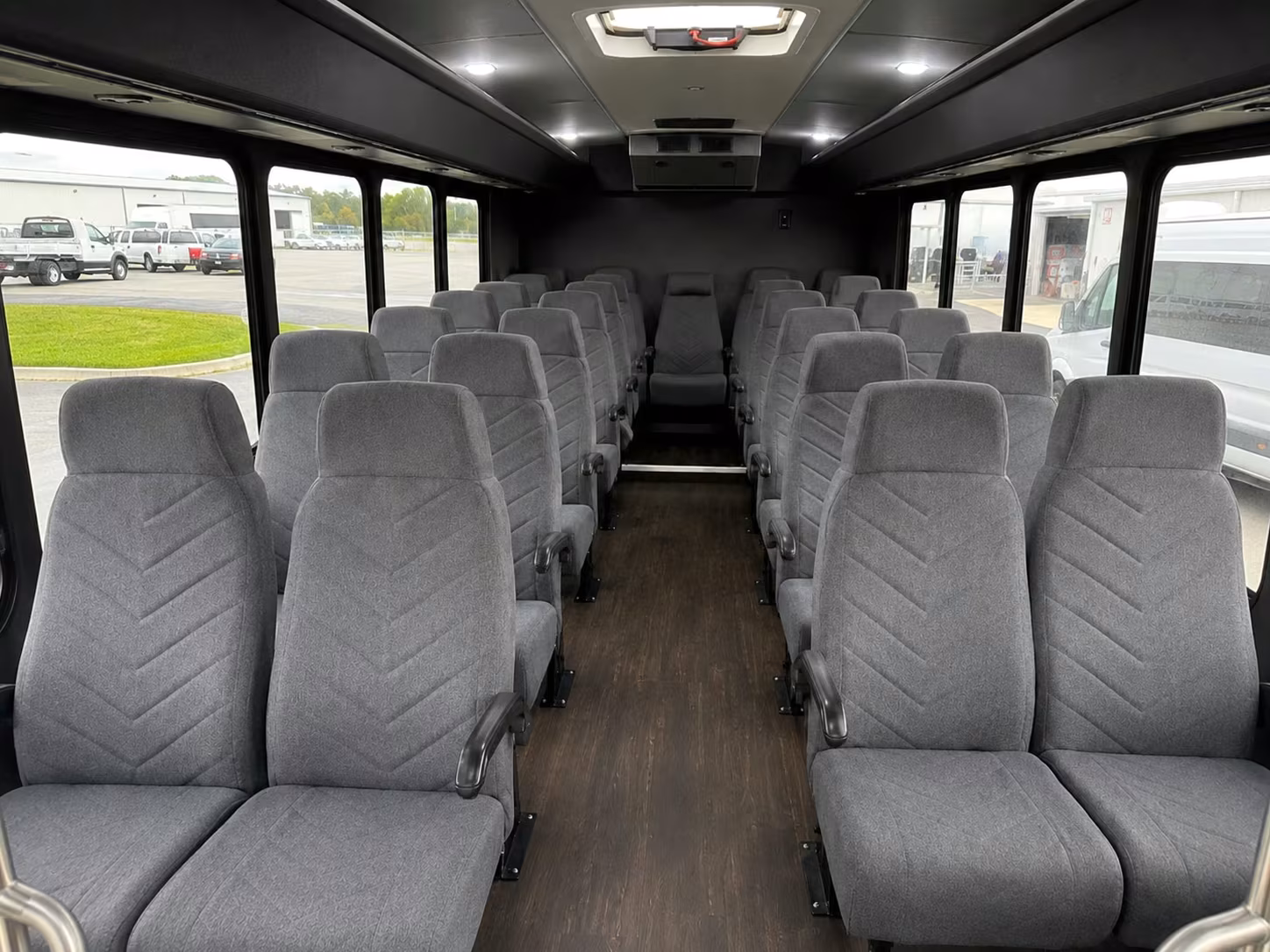 18 passenger minibus inside