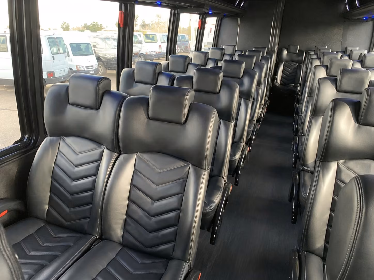 18 passenger minibus interior