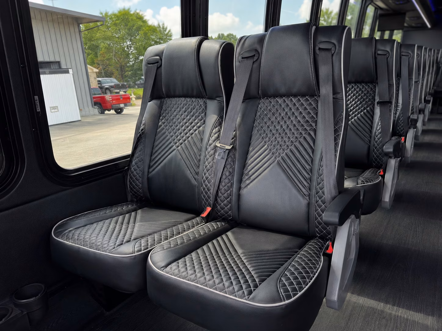 la habra charter bus interior