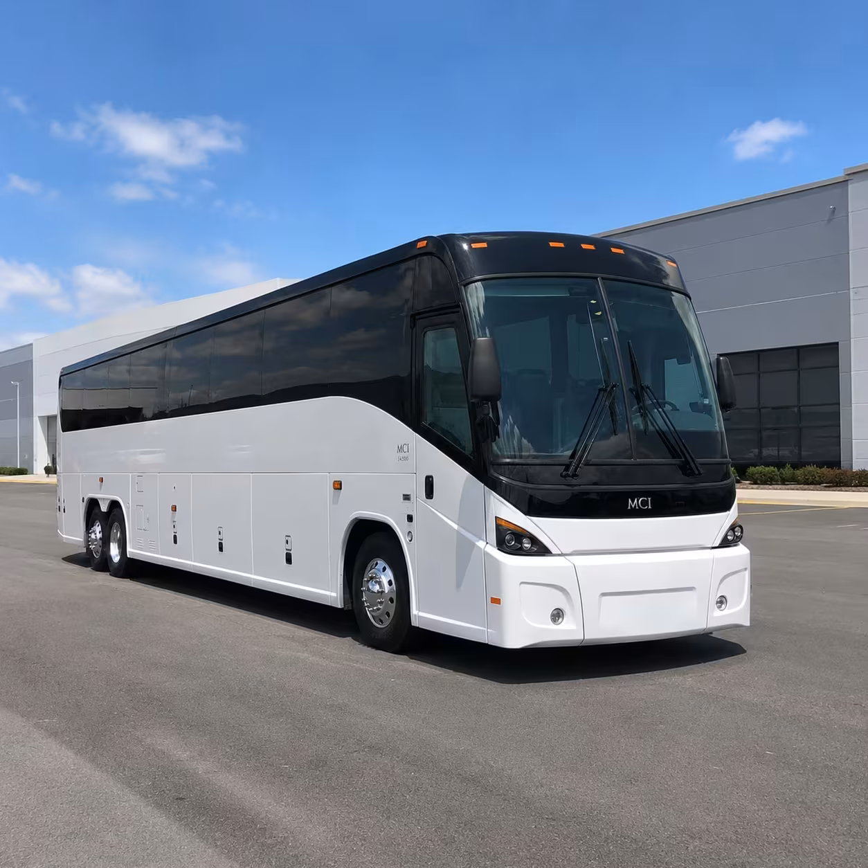 la habra charter bus rental exterior