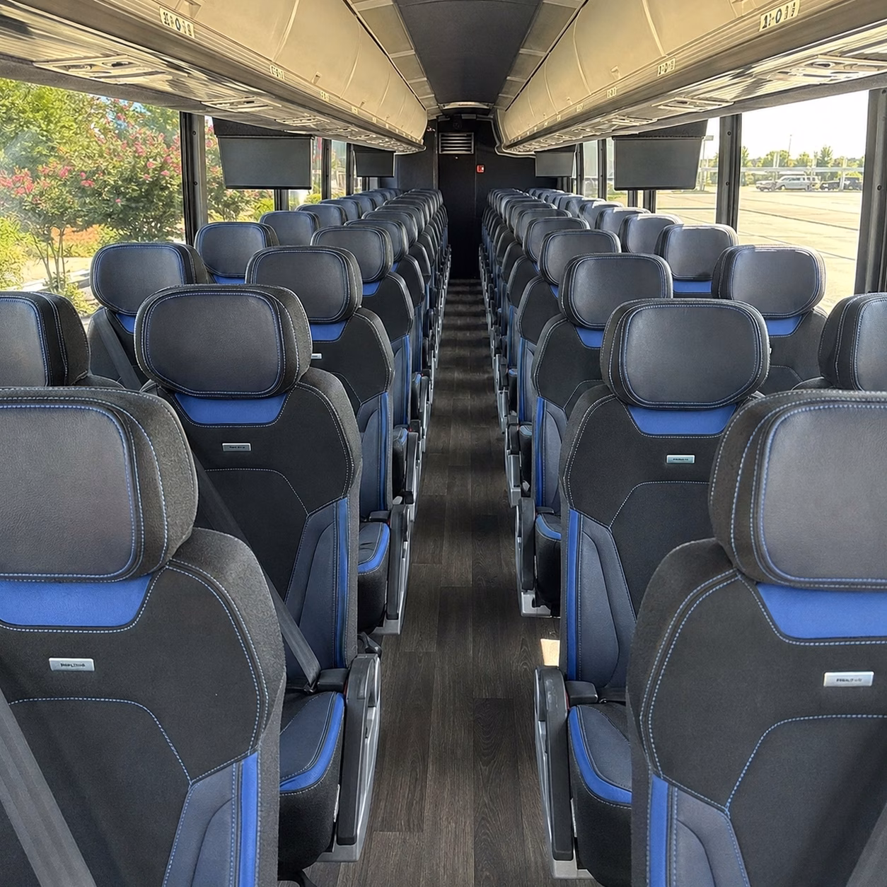 la habra charter bus rental interior